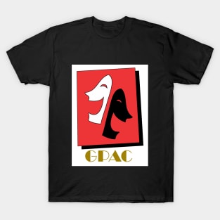 GPAC Logo Gold Text T-Shirt